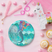Assiettes En Carton Plaques en papier sirène (Fête)