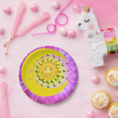 Assiettes En Carton Plaques en papier, Sun Moon (Fête)