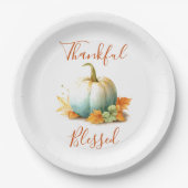 Assiettes En Carton Plaques en papier Thanksgiving (Devant)