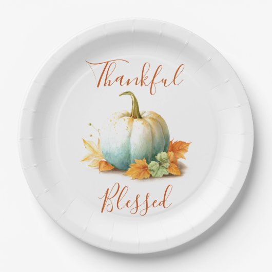 Assiettes En Carton Plaques en papier Thanksgiving (Devant)