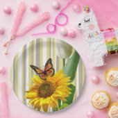Assiettes En Carton Plaques en papier Tulipe de tournesol (Fête)