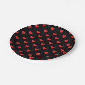 Assiettes En Carton Plaques en papier Valentine Hearts (Angle)