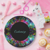 Assiettes En Carton Plaques en verre brisé (Fête)