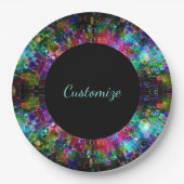 Assiettes En Carton Plaques en verre brisé (Devant)