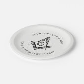 Assiettes En Carton Plaques et décorations personnalisées pour fêtes m (Angle)