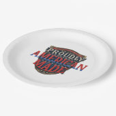 Assiettes En Carton Plaques fabriquées aux États-Unis : papier durable (Angle)