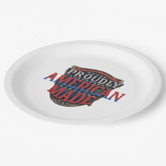 Assiettes En Carton Plaques fabriquées aux États-Unis : papier durable (Angle)