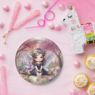 Assiettes En Carton Plaques Fairy Thème Party