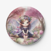 Assiettes En Carton Plaques Fairy Thème Party (Devant)