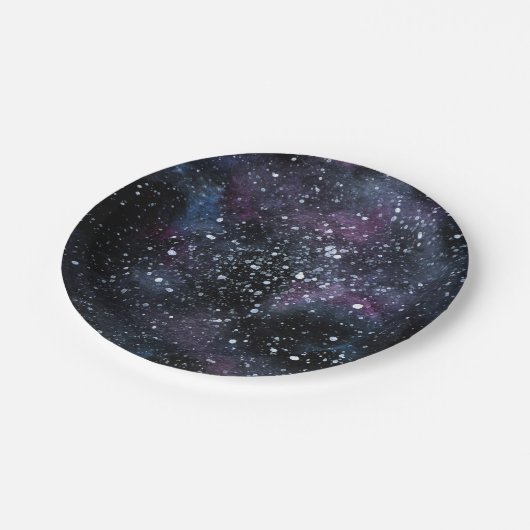 Assiettes En Carton Plaques Galaxy Galaxy Plaques de fête d'anniversai (Angle)