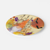 Assiettes En Carton Plaques Gnomes de récolte d'automne (Angle)