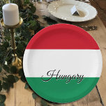 Assiettes En Carton Plaques Hongrie, drapeau hongrois parti /sports<br><div class="desc">Plaques papier : drapeau hongrois & fête hongroise - amour mon pays,  fête des pères,  vacances,  patriotes /fans sportifs</div>
