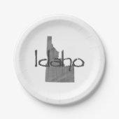 Assiettes En Carton Plaques Idaho Papier (Devant)