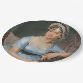 Assiettes En Carton Plaques Jane Austen (Angle)