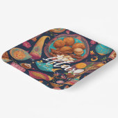 Assiettes En Carton Plaques jetables Iftar (Angulaire)