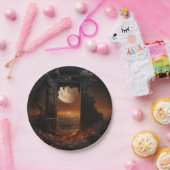 Assiettes En Carton Plaques lunes et spatiales (Fête)