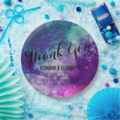 Assiettes En Carton Plaques Mariages Smokey Galaxy (Fête)