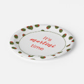 Assiettes En Carton Plaques Martini aux olives rouges et vertes (Angle)