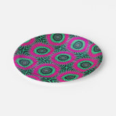 Assiettes En Carton Plaques Motifs africaines (Angle)