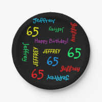 Plaques noires, 65e anniversaire, noms répétitifs