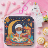Assiettes En Carton Plaques papa jetables Iftar (Fête)