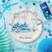 Assiettes En Carton Plaques papier 9 pouces pour Noël (Fête)