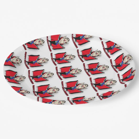 Assiettes En Carton Plaques papier 9"/Vampire (Angle)