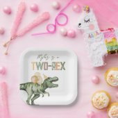 Assiettes En Carton Plaques papier à deux rex (Fête)