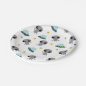 Assiettes En Carton Plaques papier Aliens (Angle)