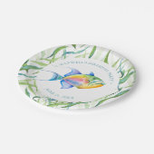 Assiettes En Carton Plaques Papier Anniversaire Sous La Mer Poisson Tr (Angle)