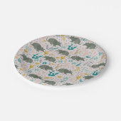 Assiettes En Carton Plaques Papier Armadillo Cute (Angle)