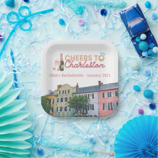 Assiettes En Carton Plaques papier Bach Party "Cheval to Charleston" (Fête)