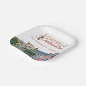 Assiettes En Carton Plaques papier Bach Party "Cheval to Charleston" (Angulaire)