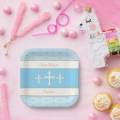 Assiettes En Carton Plaques papier baptisme chrétien basées sur la foi (Fête)