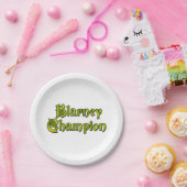 Assiettes En Carton Plaques papier Blarney Champion (Fête)