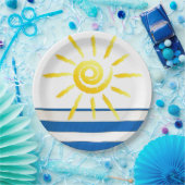 Assiettes En Carton Plaques papier "Bright Sunshine" (Fête)