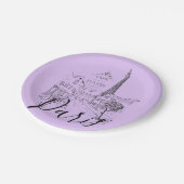 Assiettes En Carton Plaques Papier Café Paris (Angle)