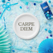 Assiettes En Carton Plaques papier Carpe Diem (Fête)