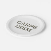Assiettes En Carton Plaques papier Carpe Diem (Angle)