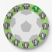 Assiettes En Carton Plaques papier - Chemises sport rayées noir et bla (Devant)