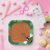 Assiettes En Carton Plaques papier citrouille (Fête)