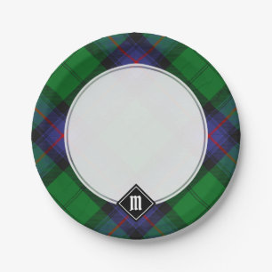 Assiettes En Carton Plaques Papier Clan Armstrong Tartan