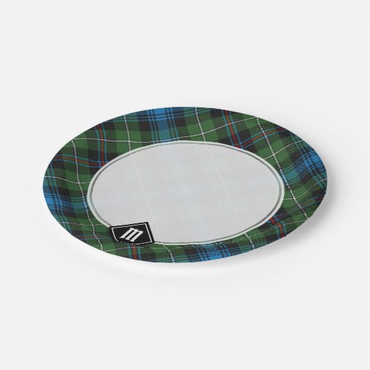 Assiettes En Carton Plaques papier Clan MacKenzie Tartan (Angle)