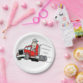 Assiettes En Carton Plaques papier Conducteur de camion (Fête)
