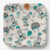Assiettes En Carton Plaques papier cool Dude Skater (Recto)