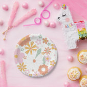 Assiettes En Carton Plaques papier d'anniversaire florales super (Fête)