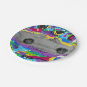 Assiettes En Carton Plaques papier d'anniversaire joyeuses (Angle)