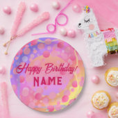 Assiettes En Carton Plaques papier d'anniversaire Joyeuses HAMbyWG (Fête)