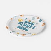 Assiettes En Carton Plaques papier d'anniversaire pour garçon super un (Angle)