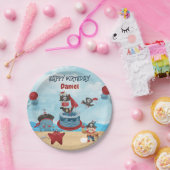 Assiettes En Carton Plaques papier d'anniversaire sur le thème du pira (Fête)